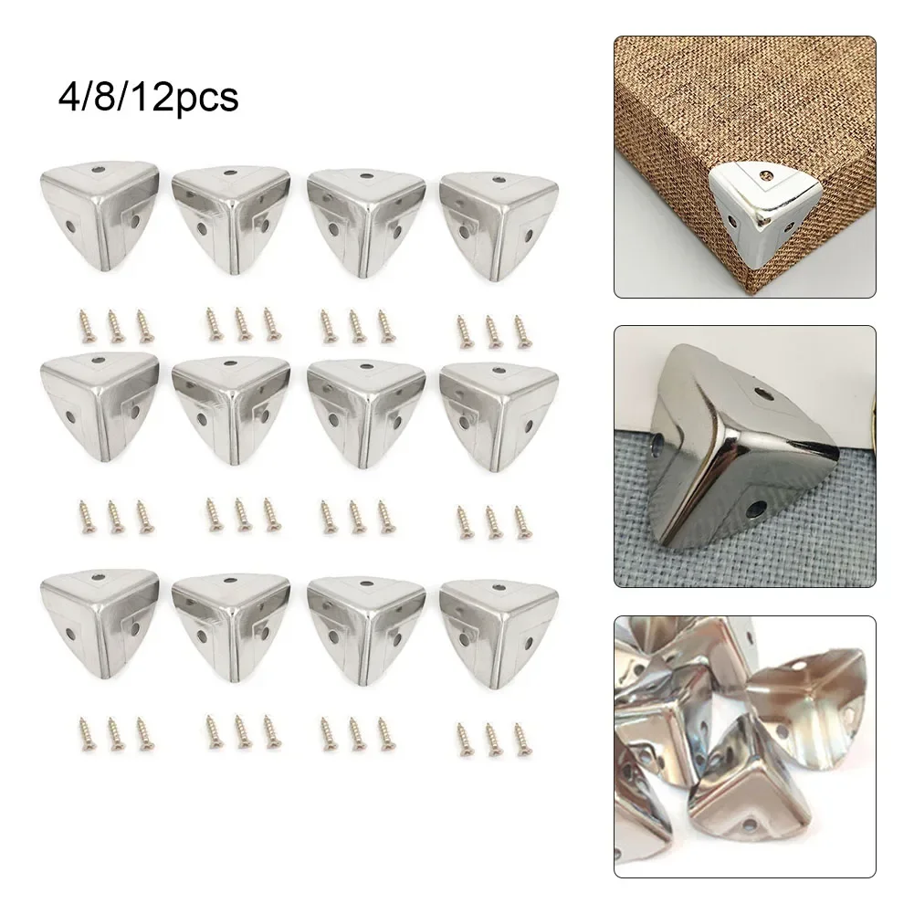 Furniture Hardware Decorative - 4/8/12 قطعة صندوق معدني ركن حامي