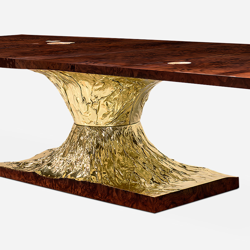 Furniture Hardware High End - طاولة طعام فاخرة متعددة الاستخدامات -
