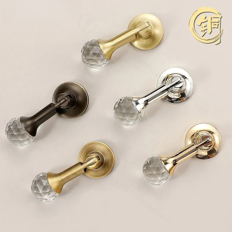 Furniture Hardware High End - مقبض باب خزانة كريستالي فاخر على