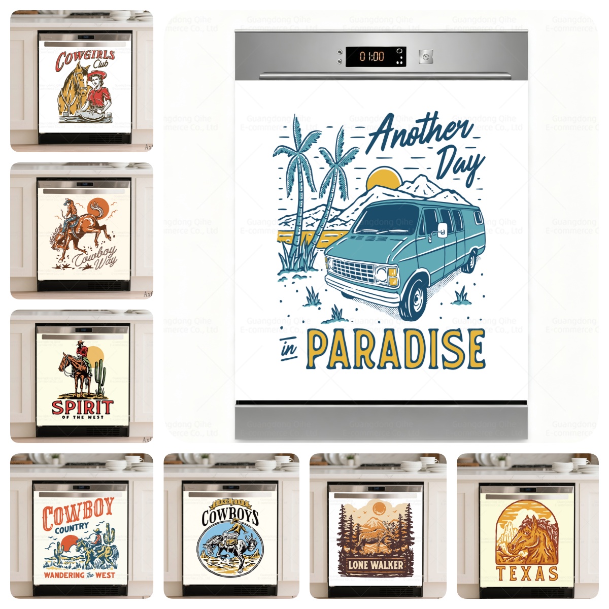 ملصقات غسالة الأطباق بتصميم رع - مراجعة Furniture Paradise & Hardware Ghaziabad وسعره