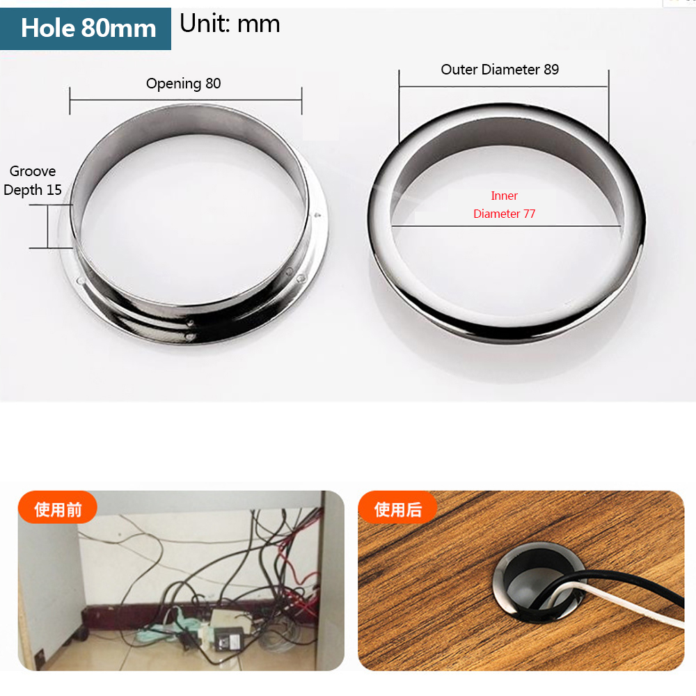 سلك ثقب غطاء الكمبيوتر الجدول  - مراجعة Furniture Hardware Decorative وسعره