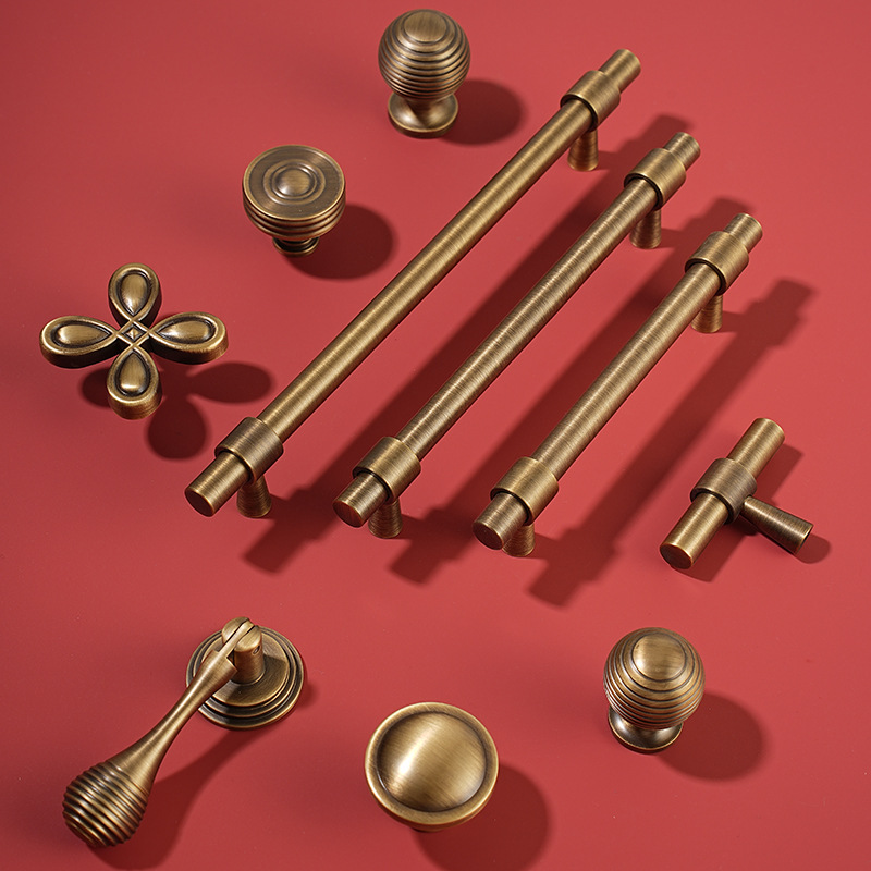 الراقية الصلبة النحاس مقبض كاب - مراجعة Furniture Hardware High End وسعره