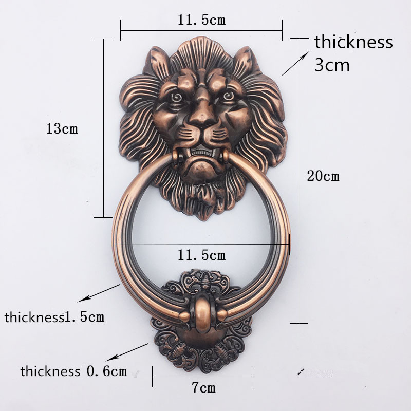 مقبض باب على شكل رأس أسد من ال - مراجعة Furniture Hardware Decorative وسعره