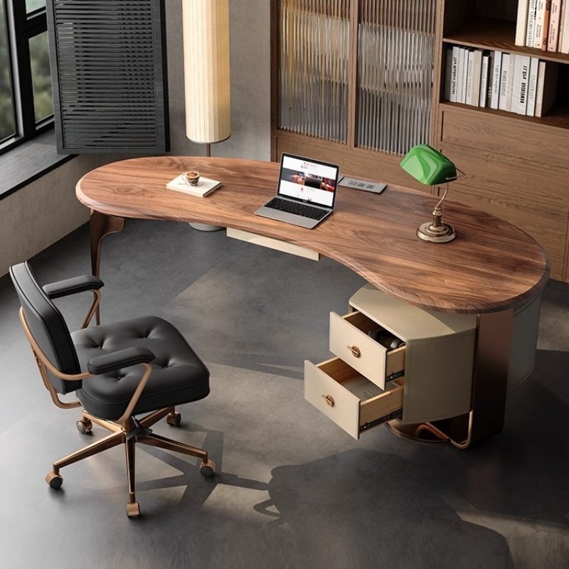 مكتب خشب الجوز الصلب الفاخر ال - مراجعة Furniture Hardware High End وسعره