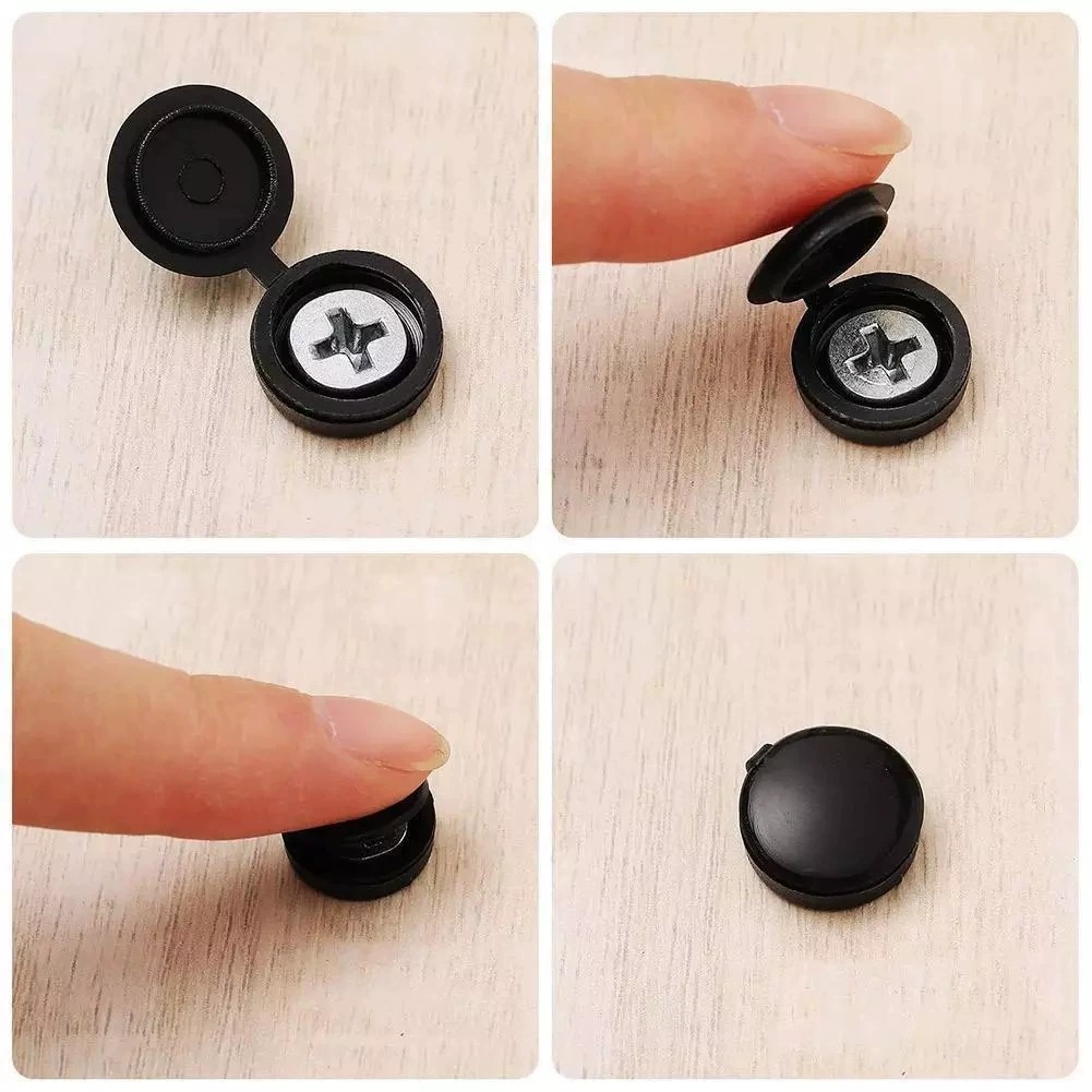 100 قطعة المسمار البلاستيي غطا - مراجعة Furniture Hardware Nut وسعره