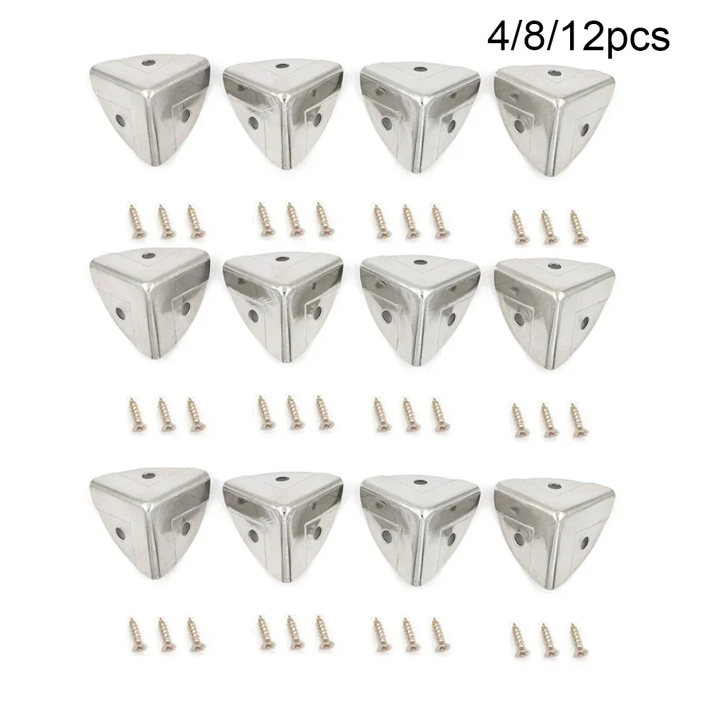 4/8/12 قطعة صندوق معدني ركن حا - مراجعة Furniture Hardware Decorative وسعره