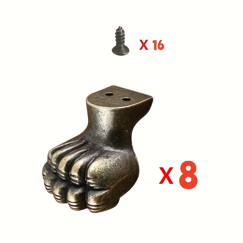 8 قطع من حوامل المجوهرات النحا - مراجعة Furniture Hardware Decorative وسعره