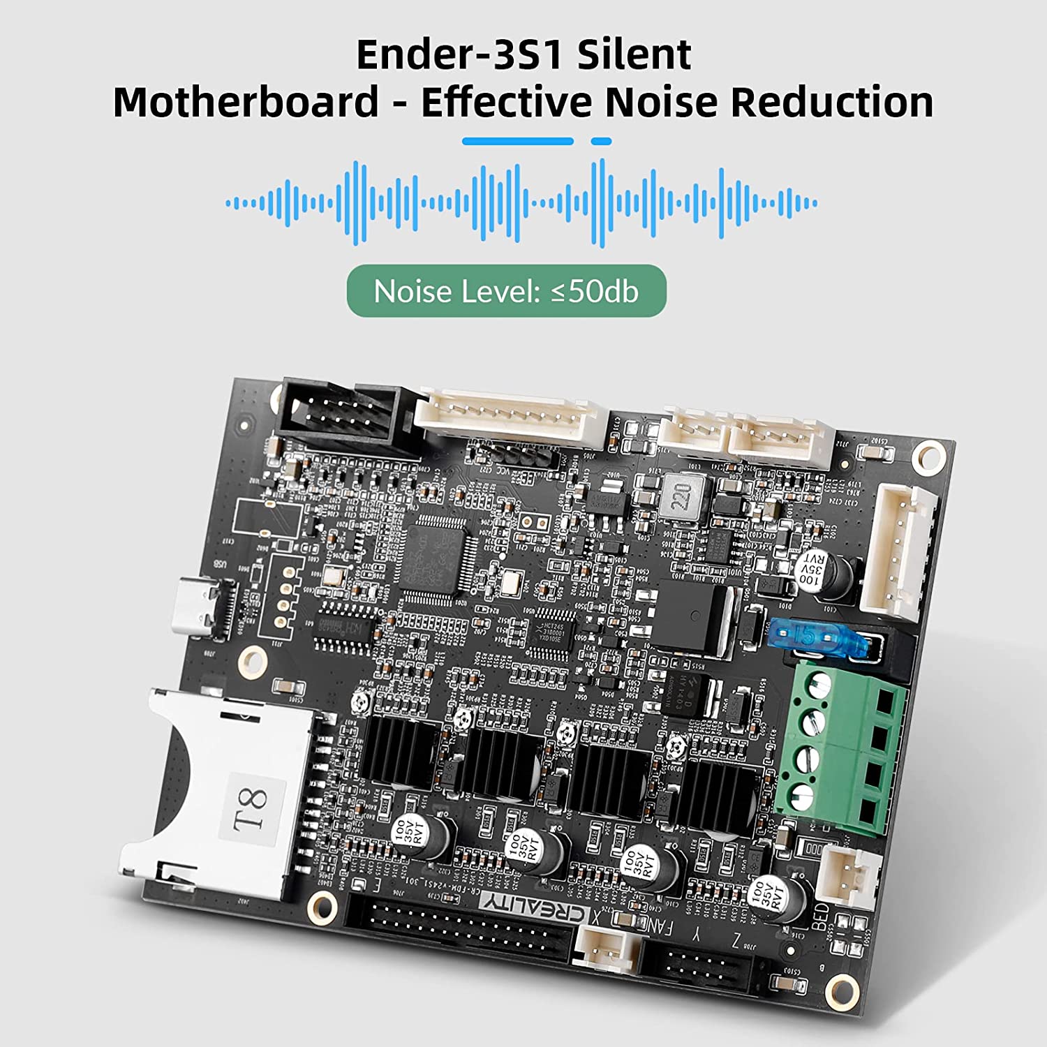 لوحة أم صامتة Creality Ender-3 - مراجعة Creality Printer Ender 3 وسعره