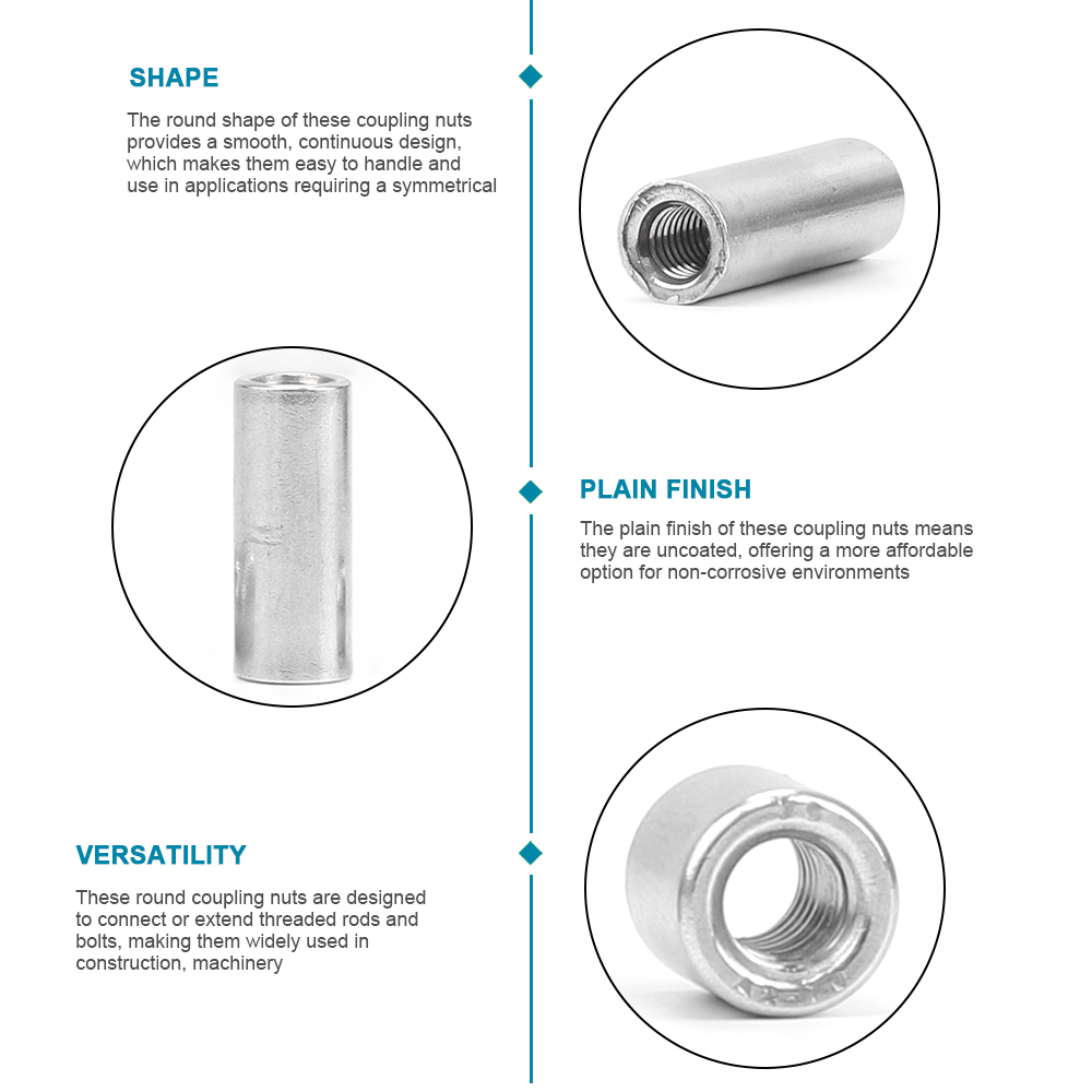 1-5 قطعة صواميل اقتران مستديرة - مراجعة Cam Lock Nut وسعره